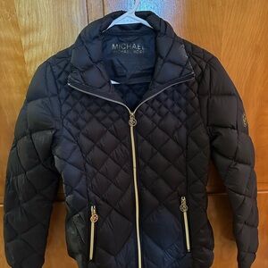 Michael Kors Black Packable Down Jacket